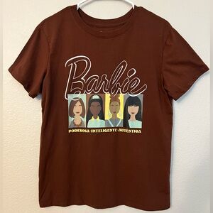 Barbie Brown Women’s Graphic Short Sleeve Tee | Size M